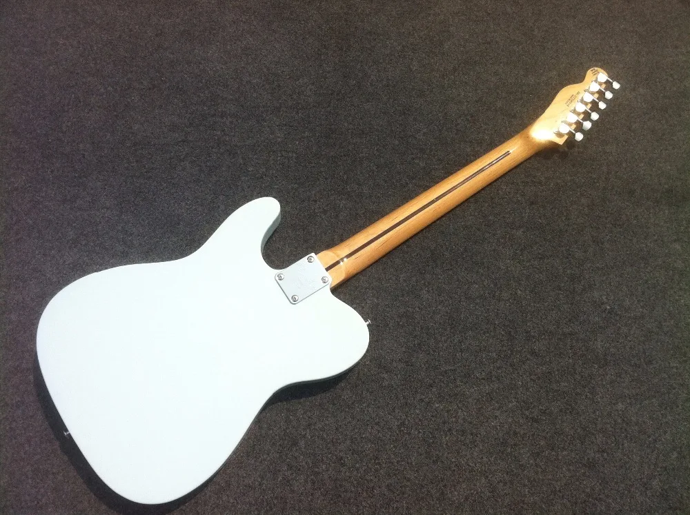 F отверстие полый корпус Делюкс TL электрическая гитара тонкая белая жемчужная