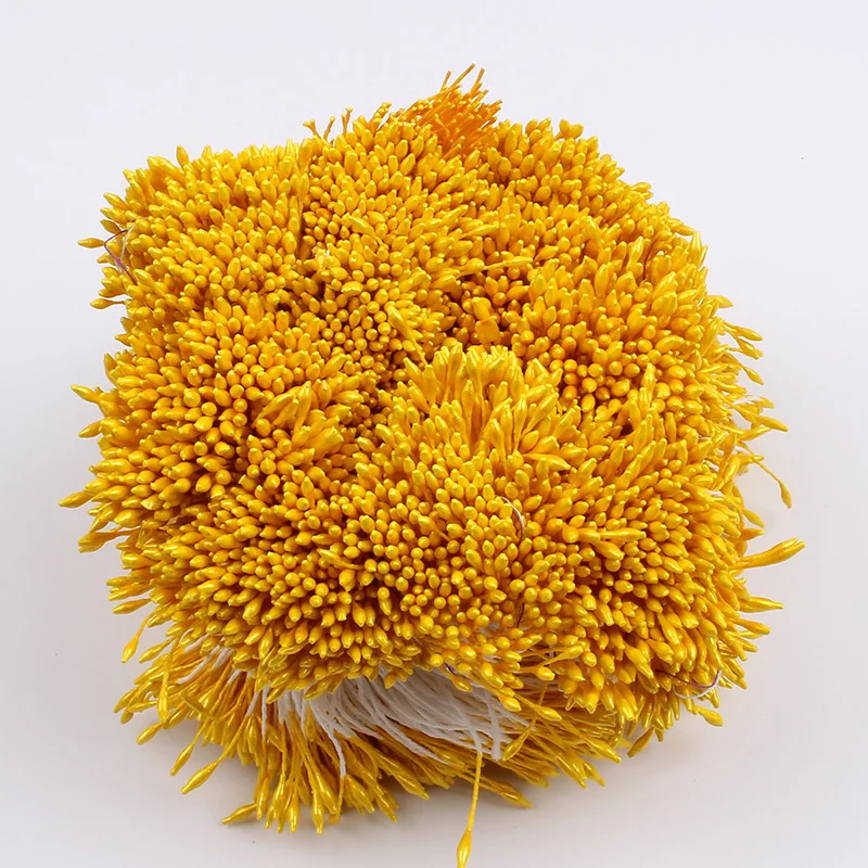 400pcs mini flower stamen artificial pearl pistil for Wedding Cake Gift Box Decoration DIY Floral Craft 20 colors optional|Искусственные