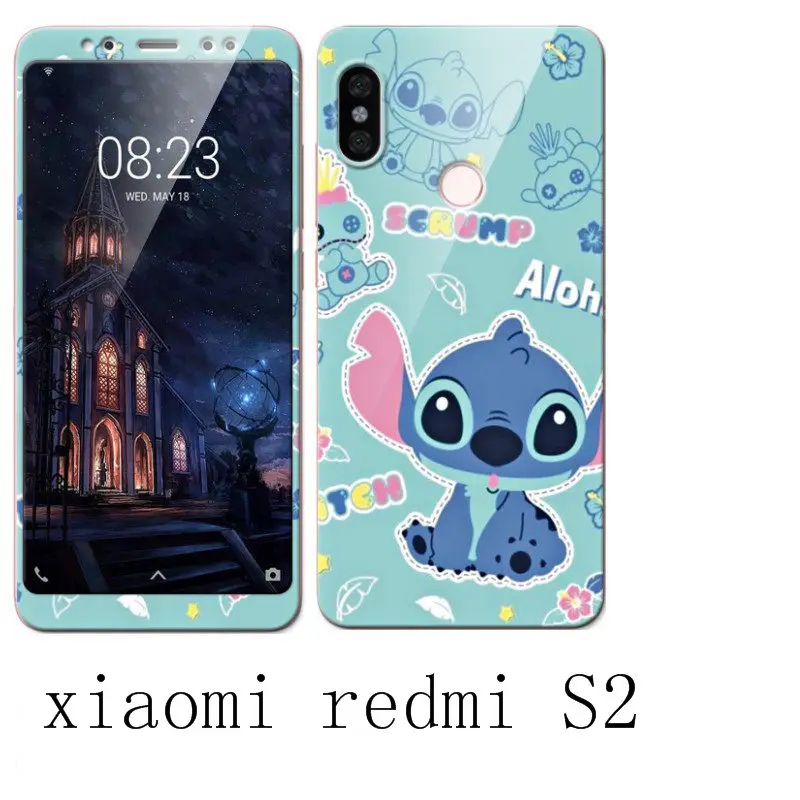 Xiaomi redmi S2 чехол 360 градусов защитный ТПУ + цветной Интегрированный из закаленного