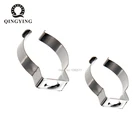 Держатель для светодиодной лампы T5 T8, U-образный зажим для люминесцентной лампы T5 T8, основание для держателя, металлические зажимы, клиновый кронштейн, соединительные основания