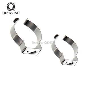 Держатель для светодиодной лампы T5 T8, U-образный зажим для люминесцентной лампы T5 T8, основание для держателя, металлические зажимы, клиновый кронштейн, соединительные основания