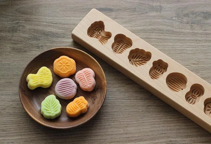 50 шт. деревянные фрукты из Букового дерева | Дом и сад