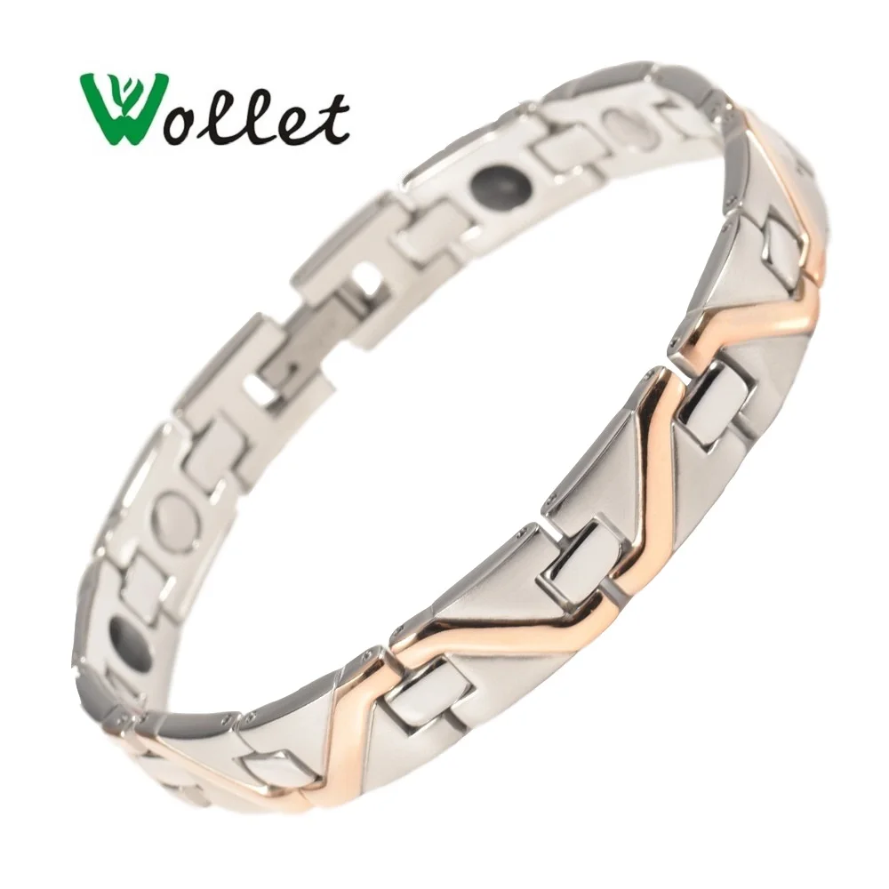5 в 1 браслет из нержавеющей стали с ионным гематитом|bangles for men|steel braceletstainless steel