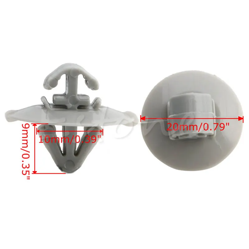 Новые 20 шт панели двери автомобиля пластиковые заклепки бамперы фиксаторы