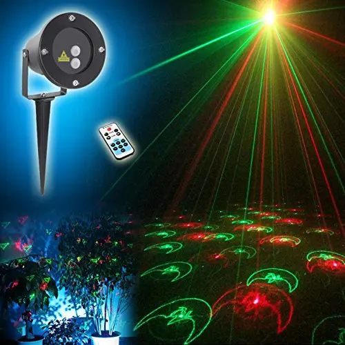 Динамический водонепроницаемый наружный прожектор лазерные огни Звездный