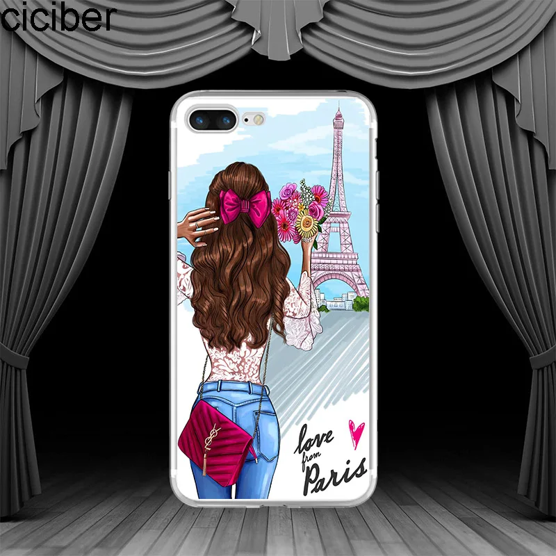 ciciber VOGUE Christmas Phone Case For iPhone 7 8 6S Plus X XR XS Max Cases 5 5S SE Soft Silicone for iphone 11 Pro Coque |