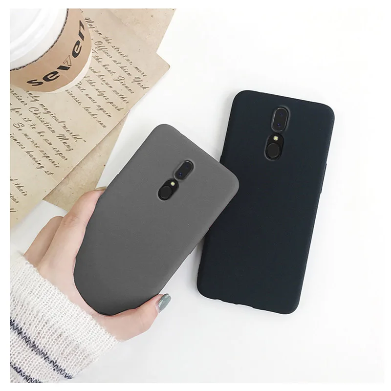 Ultra-thin and Simple Plain Matte Phone Case for OPPO F11 silicone Anti-knock Soft Protective Cover Pro |
