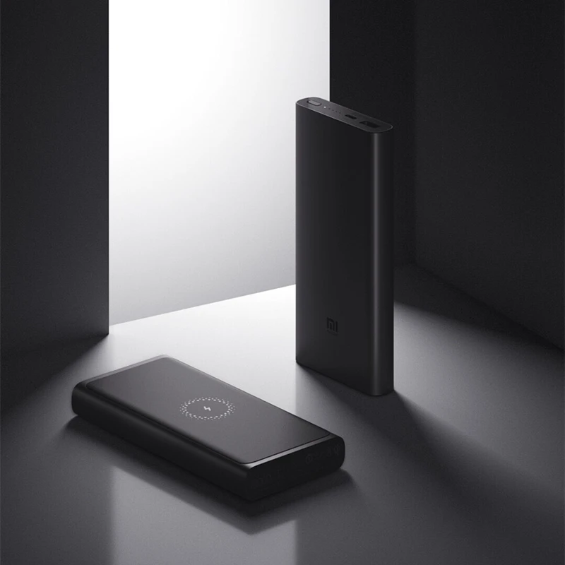 Xiaomi 10 W Беспроводная Быстрая зарядка сокровище 10000 mAh Мобильная мощность ультра