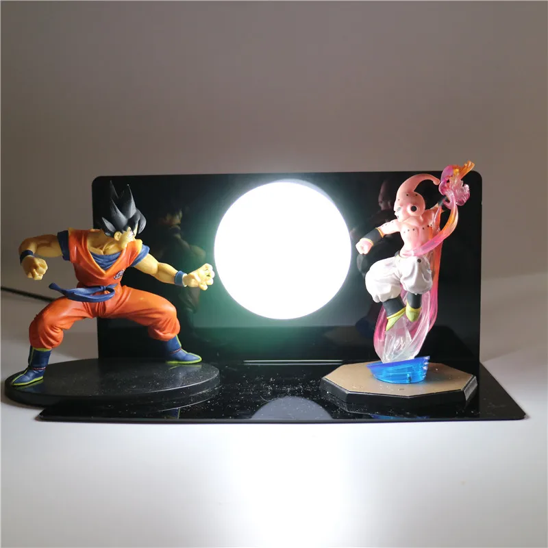 Мальчиков творческие огни Dragon Ball Супер Z Goku Diy светодиодный свет ночи Действие