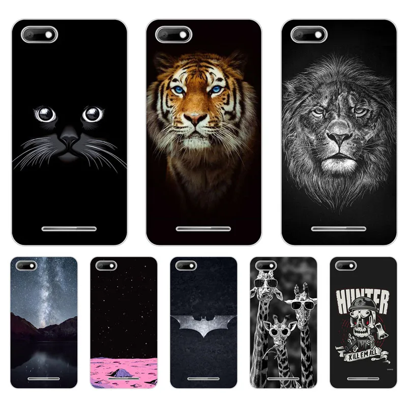 for BQ strike BQS 5020 Case Silicon tigon beast Painting Soft TPU Back Cover BQS-5020 Protect Phone cases shell |