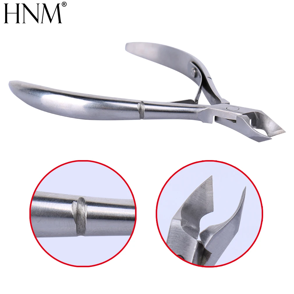 HNM ножницы для кутикулы из нержавеющей стали DIY Дизайн ногтя маникюрные кусачки