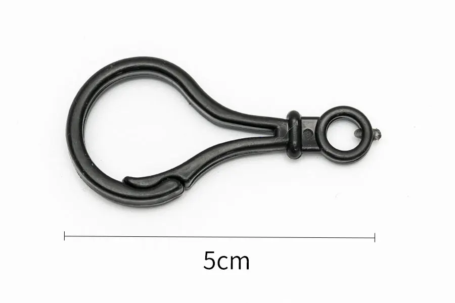 20pcs multicolor Lobster Clasp 5cm lamp shape buckle Snap hook Bag purse finding Keychain Jewelry DIY Needlework tool