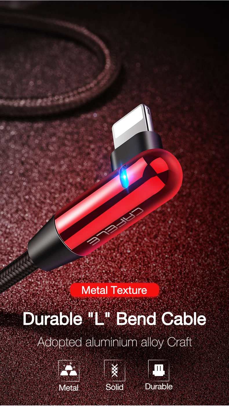CAFELE 3 в 1 USB кабель Micro type C USB кабель для iPhone samsung huawei Xiaomi Синхронизация данных USB кабель для IOS 130 см светодиодный дисплей