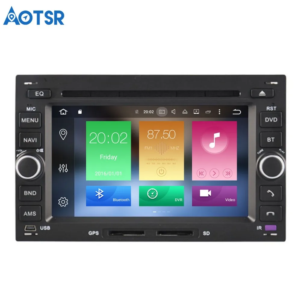 Aotsr Android 7 1 автомобильный стерео GPS навигатор DVD видео плеер для VW PASSAT B5/GOLF