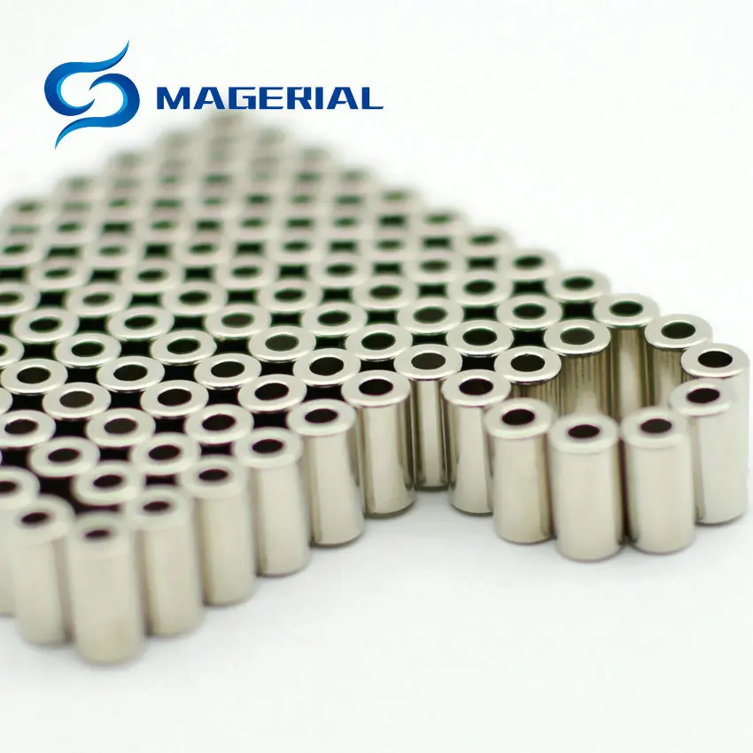

Diametrically NdFeB Magnet Ring Dia. 4.2x2x7.7 mm Tube Magnets N48M Micro Rotor Neodymium Permanent Sensor Magnetics