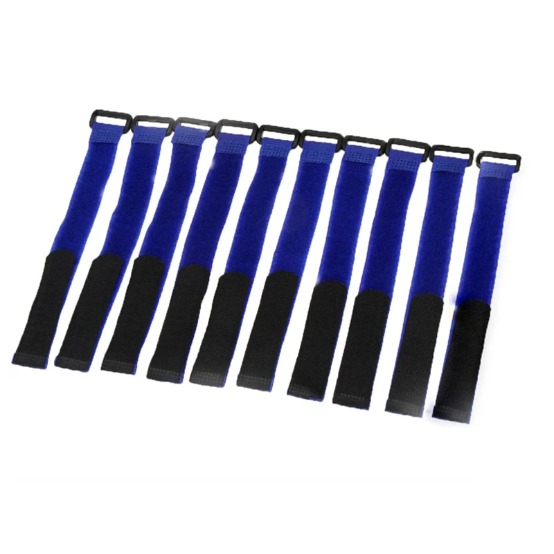 

20x2cm 10Pcs/Set Velcro Strong RC lipo Battery Antiskid Cable Tie Down Straps Color Random In-Stock Stocked Wholesale