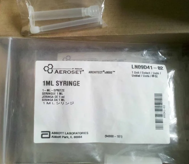 

FOR Toshiba(Japan) 1 ML Syringe 4PK, Chemistry Analyzer TBA-40FR NEW