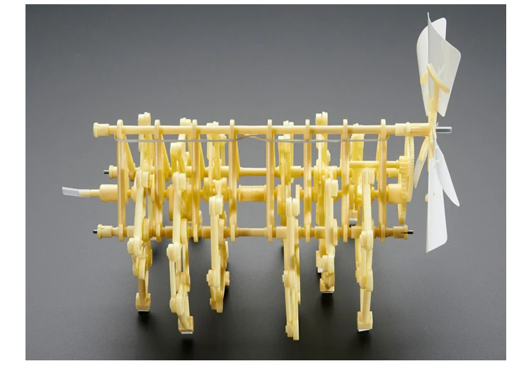 Мини Strandbeest ветер бионические животные научная обучающая игрушка