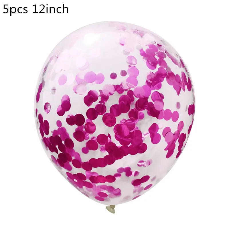5pcs rose red 11 трубок держатель воздушных шаров колонна-подставка прозрачный пластиковый шар палочка День Рождения украшения Детские свадебные шары Декор - Цвет: 5pcs rose red