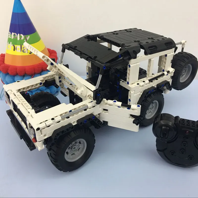 Блоки игрушка Rc пульт дистанционного управления автомобиль джип грузовик