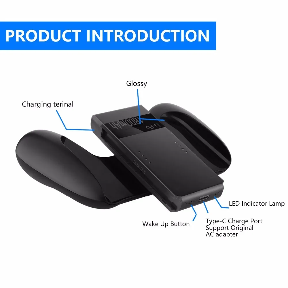 Держатель для геймпада Nintendo switch подставка с разъемом Type-C Switch NS | Электроника