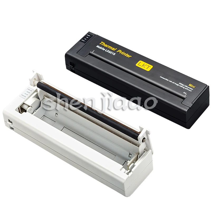 Свет Портативный мини Термальность принтер A4 офисный + USB Интерфейс Небольшой