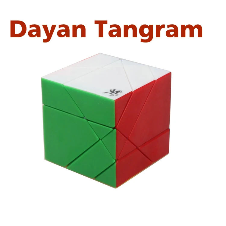 Dayan Tangram Cube/Экстрим Stickerless/черный кубик головоломка идея подарка для X'mas день