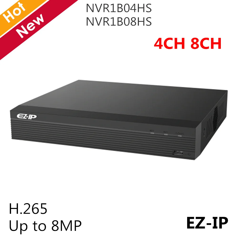 Видеорегистратор Dahua EZ IP 4CH NVR 8CH H.265 + H.264 кодек декодирование до 8MP разрешение