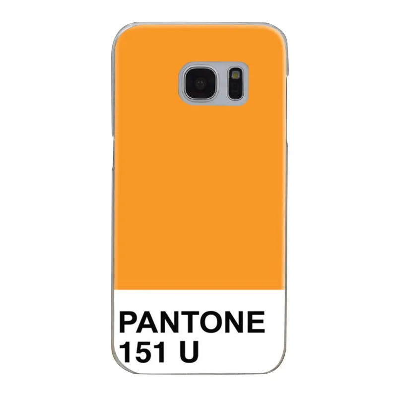 H057 калиенте Pantone Прозрачный жесткий чехол для Samsung Galaxy S Note 3 4 5 6 7 8 9 Edge Plus |