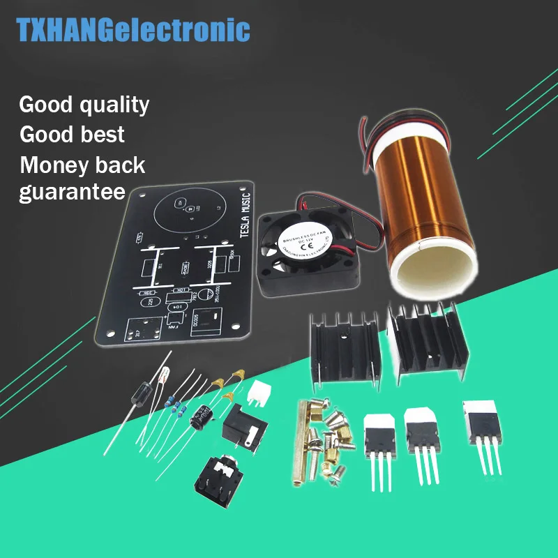 Tesla Coil Kit мини музыкальный плазменный динамик с катушкой Тесла Беспроводная