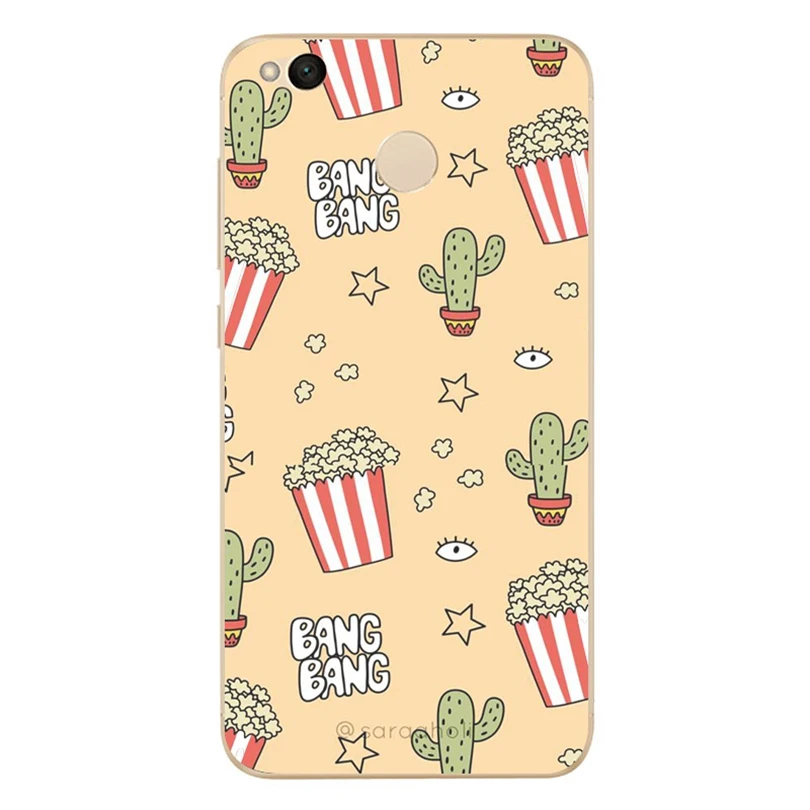 Soft TPU Pattern Silicone Phone Case For Xiaomi Redmi 4X Note 4 4A 3 Cute Mi A1 Pro Ultra Slim Cover Capa D154 |