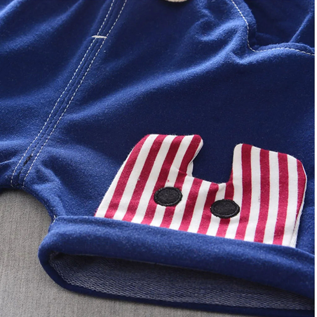 roupa infantil Toddler Kids Baby Boys Girls Outfits Clothes Stars T-shirt Top+Stripe Shorts Set Boy summer suit mickey #06 |