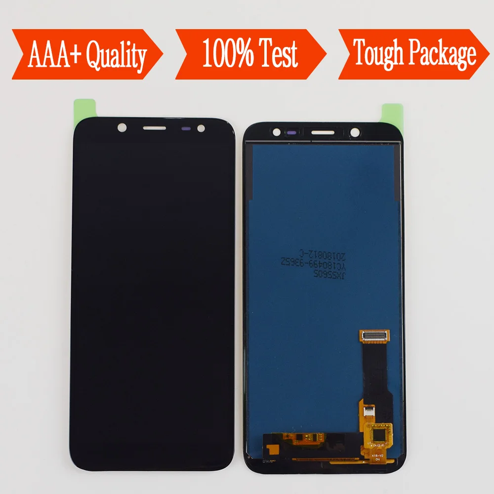 Для Samsung Galaxy J6 J600 LCD J600F/DS J600G/DS ЖК-экран монитор + сенсорный дигитайзер Сенсорное