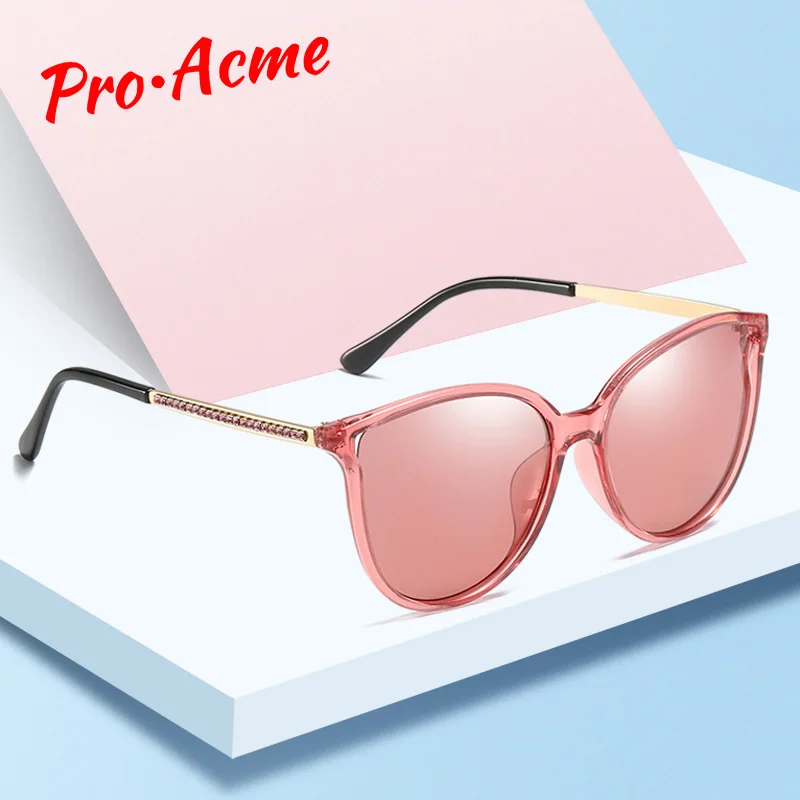 Женские солнцезащитные очки кошачий глаз Pro Acme винтажные дизайнерские с