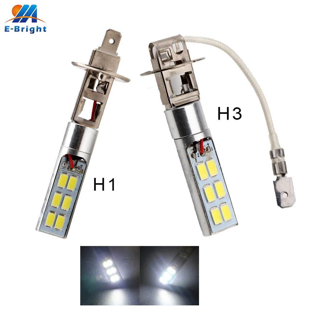 4 шт. 12 В H1 H3 880 881 база 5730 SMD Led лампа автомобильный светильник источник поворота