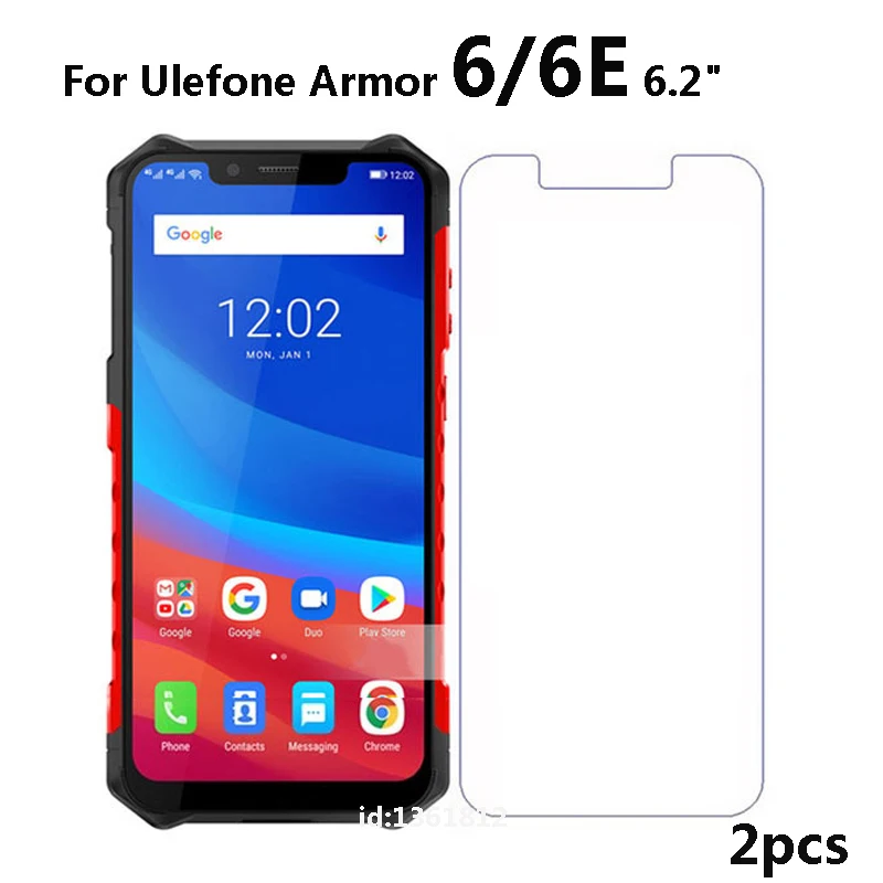 Для Ulefone Armor 6E защитная пленка из закаленного стекла для Ulefone Armor 6 E стеклянная Защитная пленка для мобильного телефона 6,2 дюйма