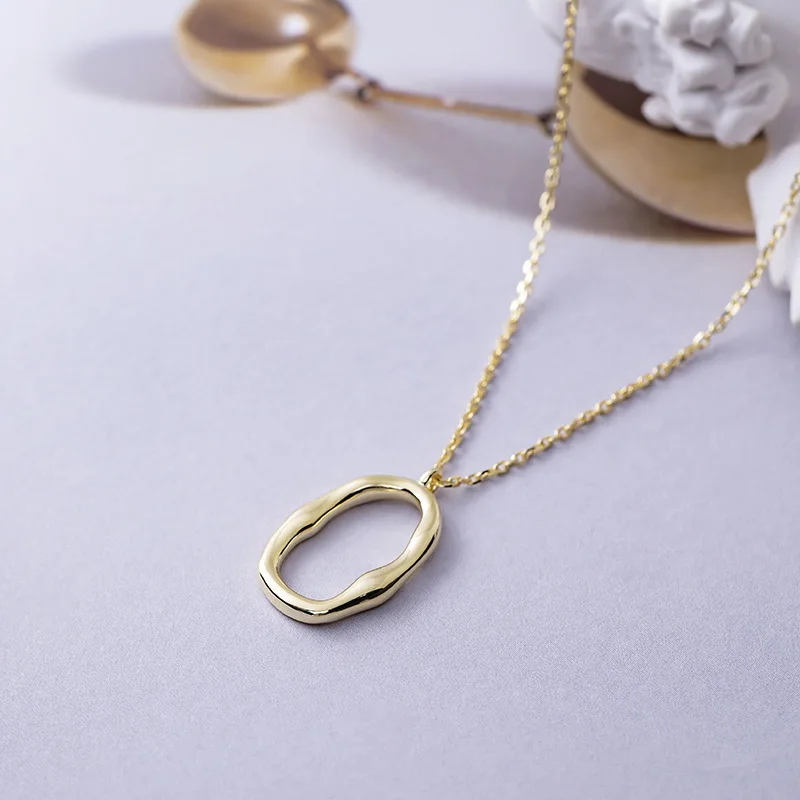 Ожерелья и подвески Flyleaf с золотым кольцом неправильной формы для женщин мужчин