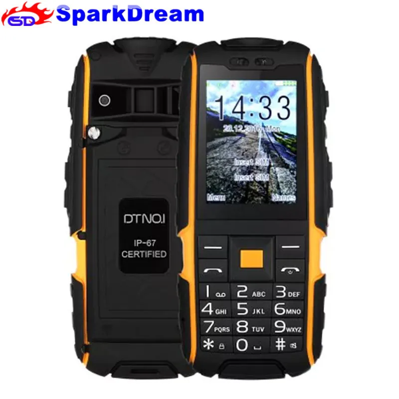 DTNO. I A9 2 4 &quotвнешний аккумулятор для телефона две sim карты фонарик большой динамик