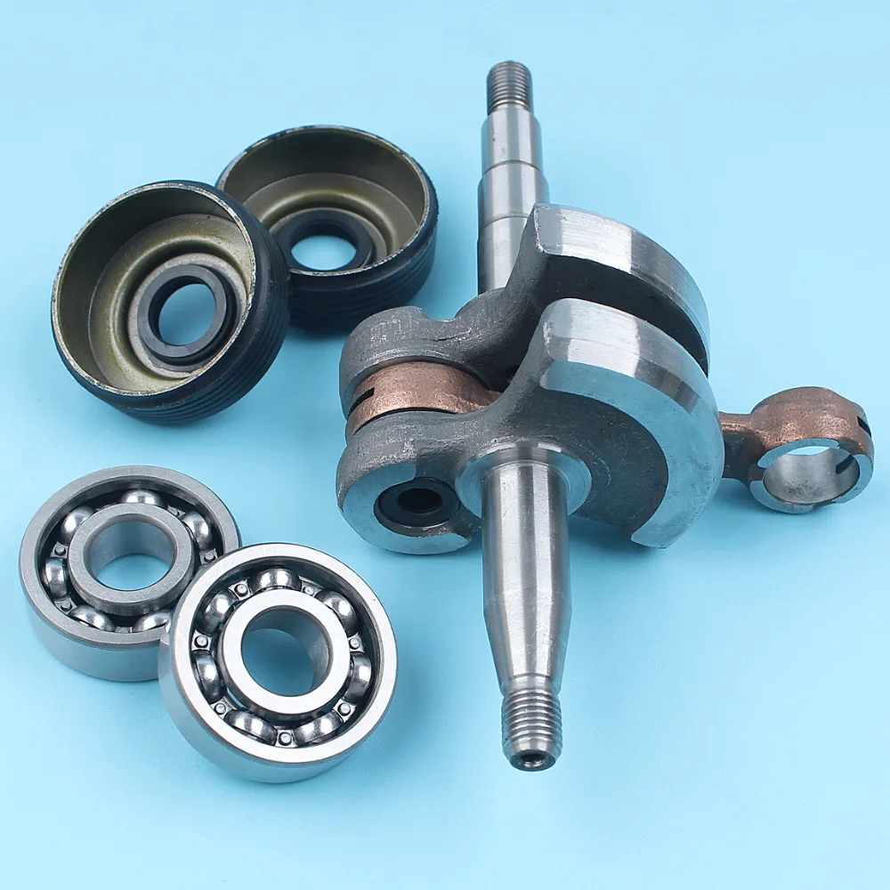 

Crankshaft Crank Shaft Oil Seals All Balls Bearings For Husqvarna 136 137 141 142 Chainsaw 530 029 794