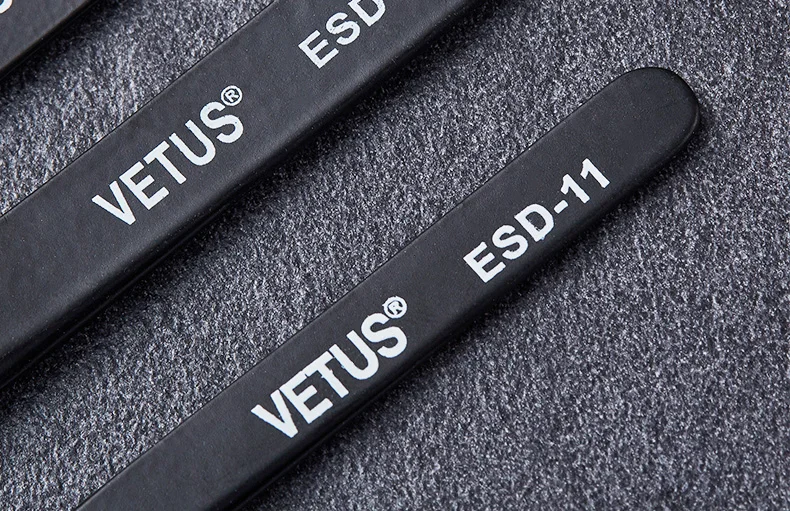 1 шт. оригинальные VETUS ESD прецизионные нержавеющая сталь tweezers противокислотные магнитные BGA сварочные работы инструменты