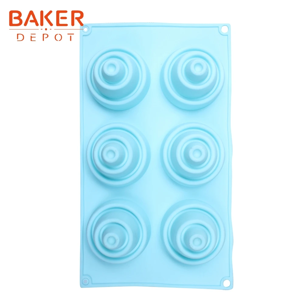 BAKER DEPOT силиконовая форма для пудинга и желе круглая выпечки тортов инструмент