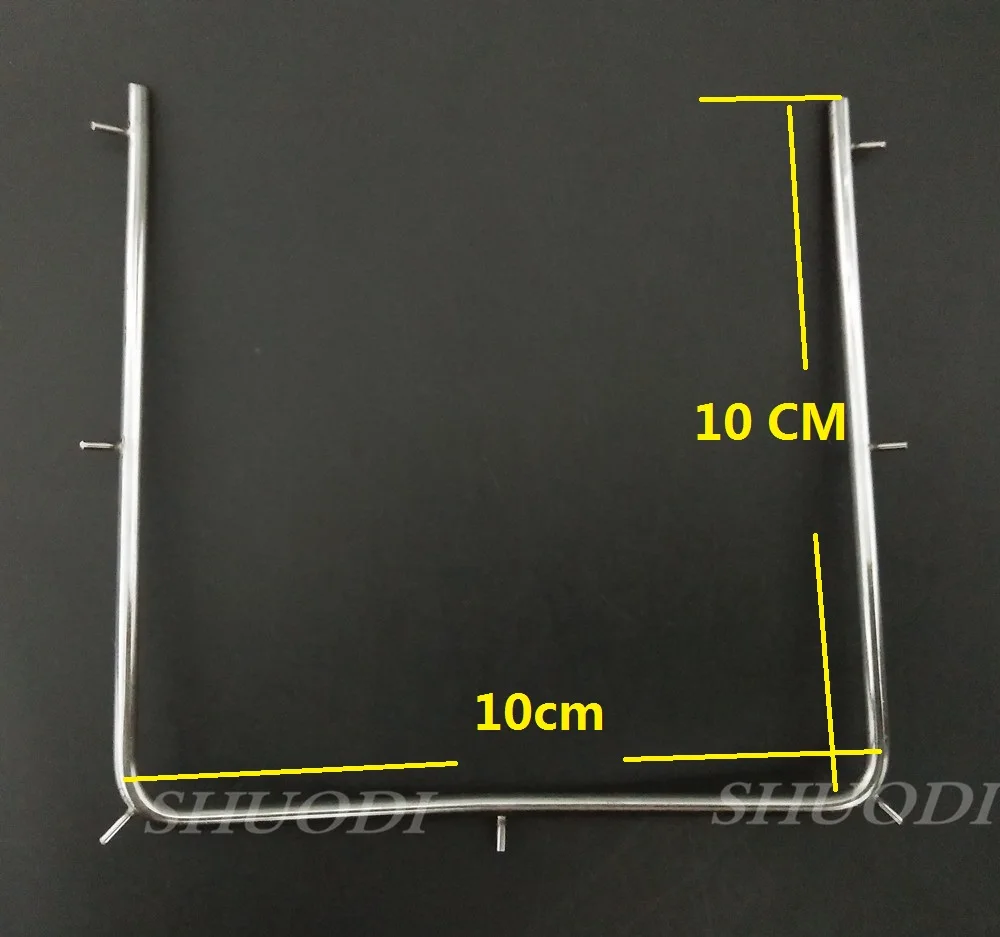 2 pcs frame 10cm Нержавеющая сталь резиновый дамба дырокол набор инструмент - Цвет: 2 pcs frame 10cm