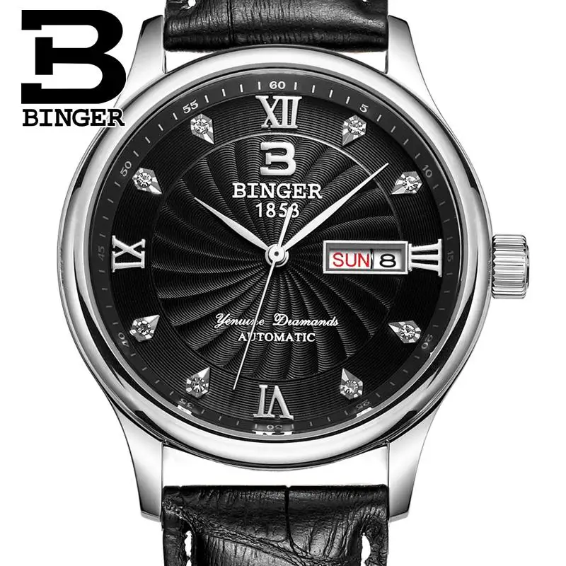 Часы мужские Кварцевые водонепроницаемые с ремешком из натуральной кожи|strap