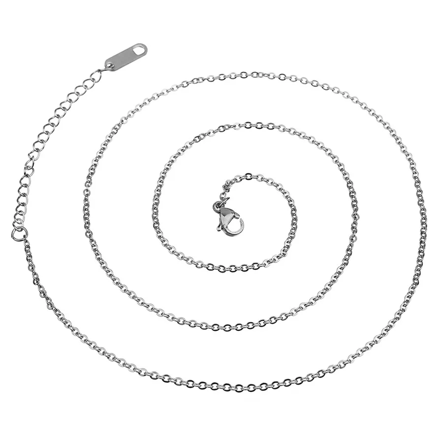 Цепочка SAUVOO из нержавеющей стали для мужчин и женщин ожерелье золотого