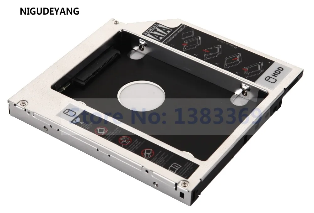 NIGUDEYANG Новый адаптер жесткого диска SATA 12 7 мм 2nd HDD SSD Caddy для Lenovo ThinkPad Edge E50 E520 E535