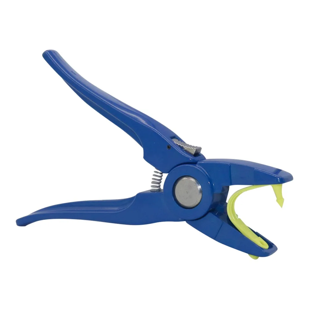 Ear Tag Plier Животноводческие Животные Овцы Ушные бирки и цельные плоскогубцы нейлон сиамские Овцы Ушные бирки ушные лазерные серьги фермерские животные идентификационная карта - Цвет: Ear Tag Plier
