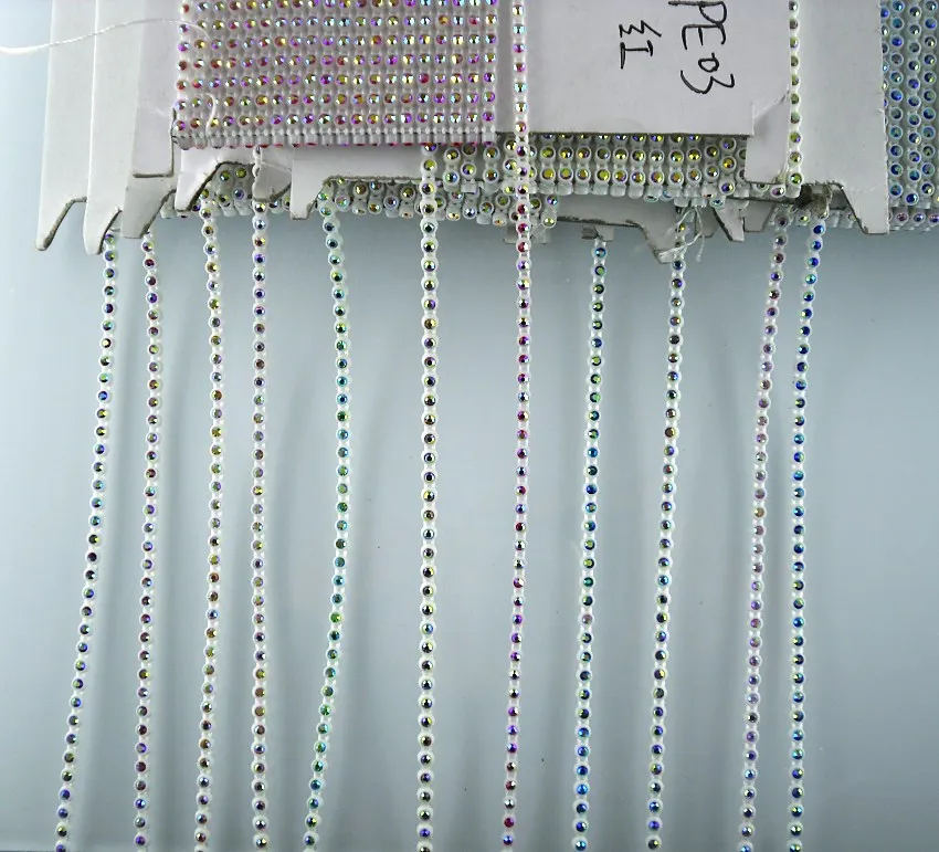 Сделай Сам SS6 класса А АВ Хрустальные стеклянные камни 2 мм Стразы белая