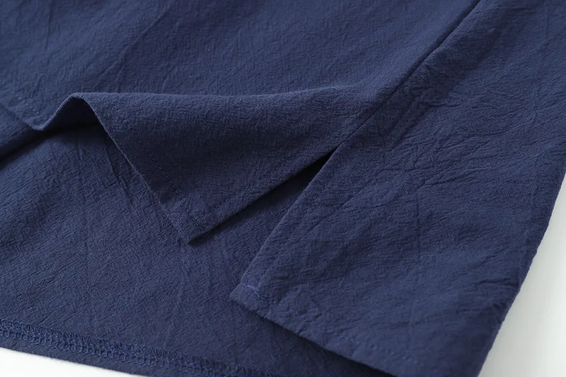 MFERLIER Летняя мужская рубашка 5XL 6XL 7XL 8XL 9XL 10XL бюст 157-162 см размера плюс льняная рубашка большого размера с шортами Мужская 5 цветов