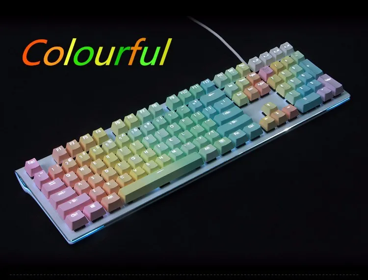 104/108 клавиши PBT двухцветные впрыски keycaps Keycaps для OEM Cherry MX переключатели