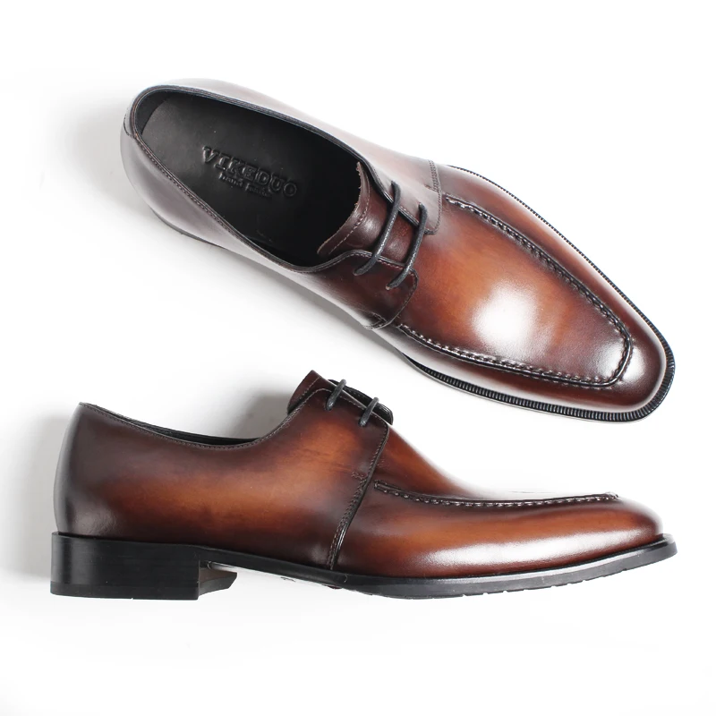Vikeduo винтажные мужские туфли ручной работы в стиле ретро модные брендовые